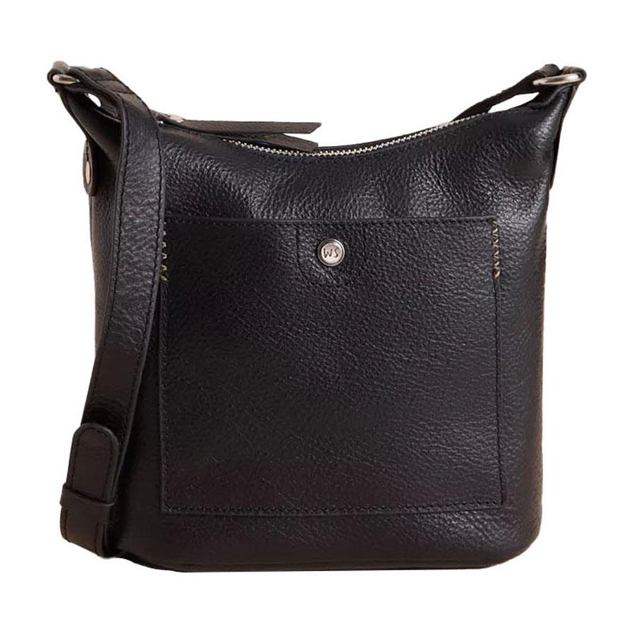 White Stuff Mini Fern Leather Crossbody
